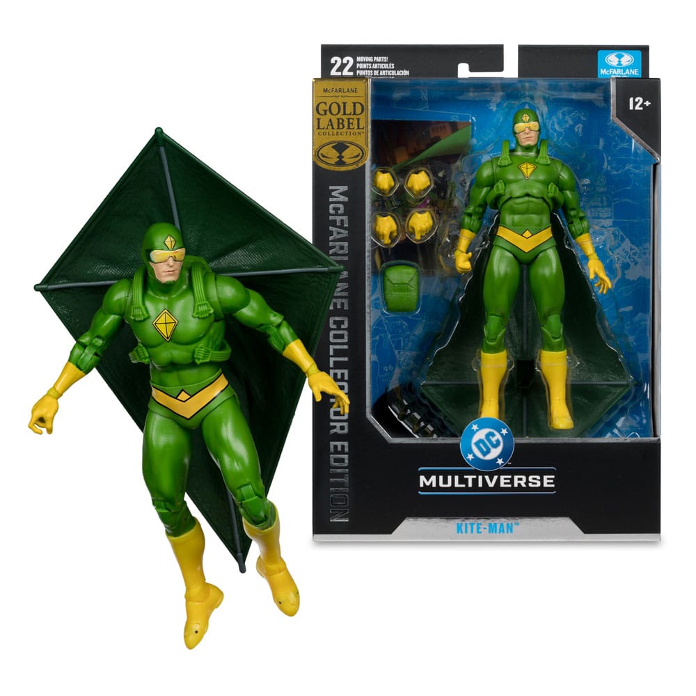Batman Rogues DC Multiverse McFarlane Collector Edition Actionfigur #43 Kite Man (Gold Label) 21 cm - Versand: 7 Tage nach Bestellung