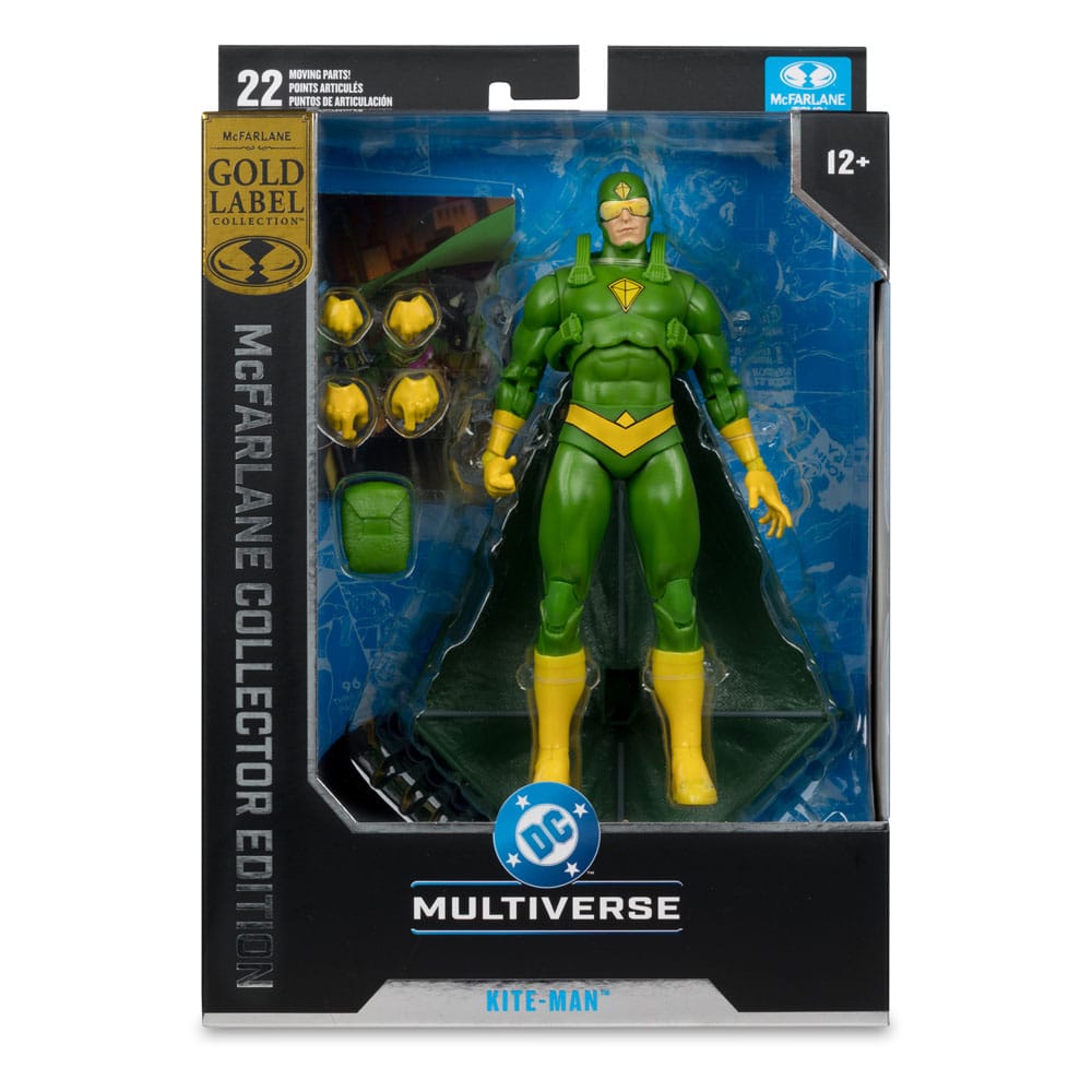 Batman Rogues DC Multiverse McFarlane Collector Edition Actionfigur #43 Kite Man (Gold Label) 21 cm - Versand: 7 Tage nach Bestellung
