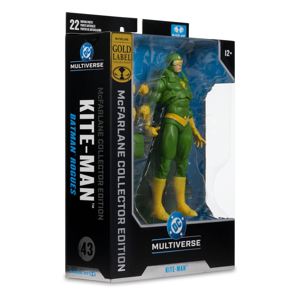 Batman Rogues DC Multiverse McFarlane Collector Edition Actionfigur #43 Kite Man (Gold Label) 21 cm - Versand: 7 Tage nach Bestellung