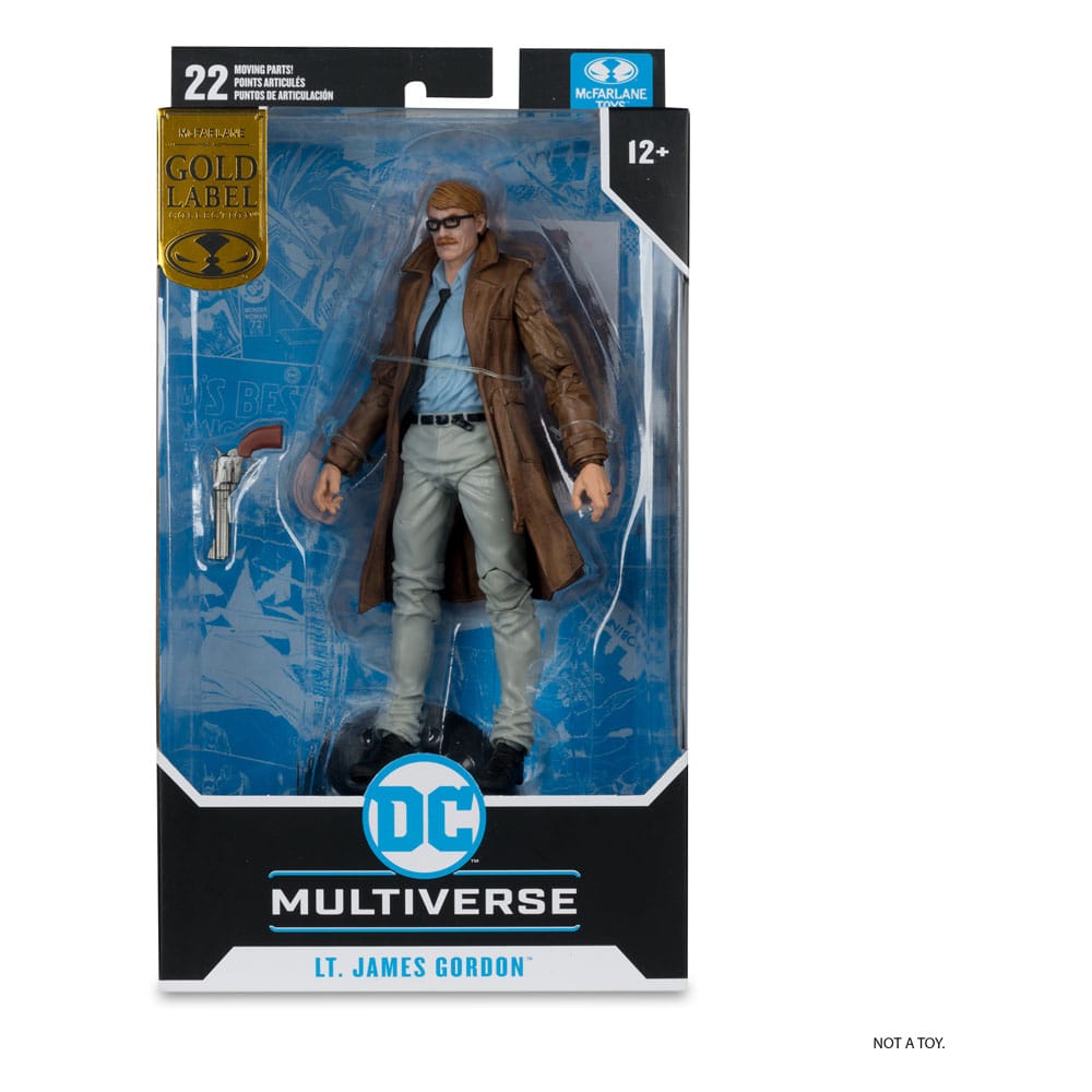 Batman Year One (Part 4) DC Multiverse Actionfigur Lt. James Gordon (Gold Label) 18 cm - Versand: 7 Tage nach Bestellung