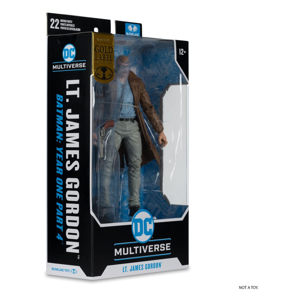 Batman Year One (Part 4) DC Multiverse Actionfigur Lt. James Gordon (Gold Label) 18 cm - Versand: 7 Tage nach Bestellung