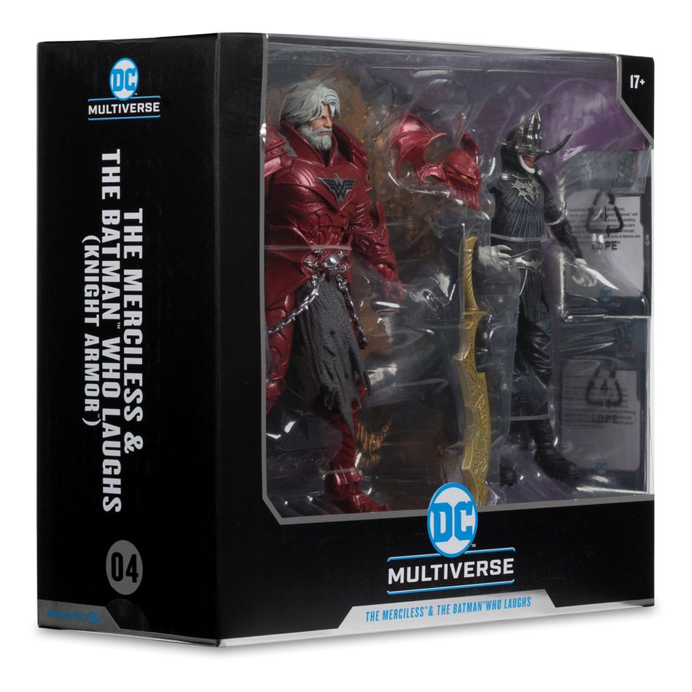 DC Multiverse McFarlane Collector Edition Actionfiguren 2er-Pack #04 Batman who laughs (Knight Armor) & Merciless (Dark Multiverse)  18 cm - Versand: 7 Tage nach Bestellung