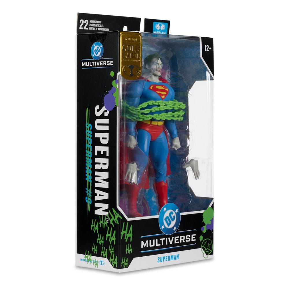 DC Comics DC Multiverse Actionfigur Superman (Superman #9) (Jokerized) (Gold Label) 18 cm - Preorder - ETA: 25.11.2025