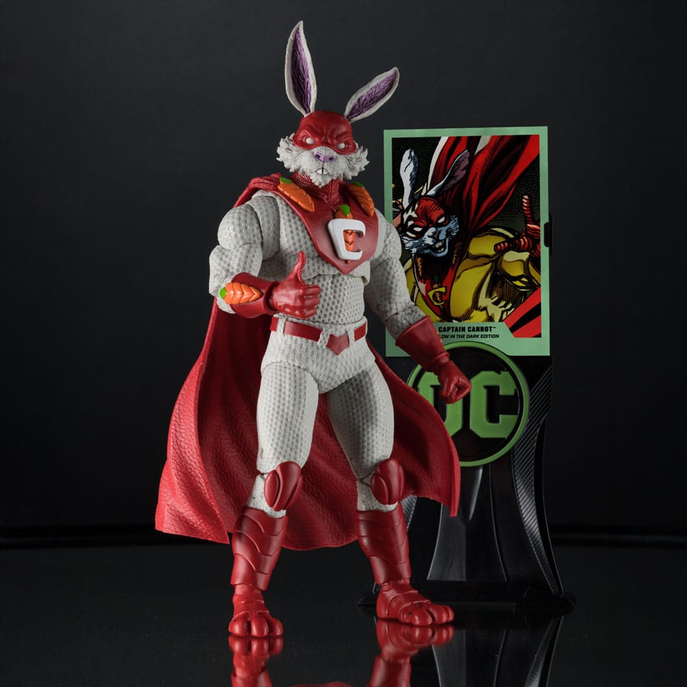 DC Multiverse Actionfigur Captain Carrot (Justice League Incarnate) Glow In The Dark Edition (Gold Label) 18 cm - Versand: 5-7 Tage nach Bestellung