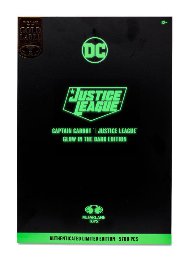 DC Multiverse Actionfigur Captain Carrot (Justice League Incarnate) Glow In The Dark Edition (Gold Label) 18 cm - Versand: 5-7 Tage nach Bestellung