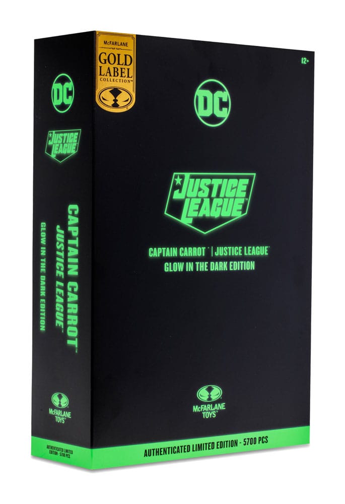 DC Multiverse Actionfigur Captain Carrot (Justice League Incarnate) Glow In The Dark Edition (Gold Label) 18 cm - Versand: 5-7 Tage nach Bestellung