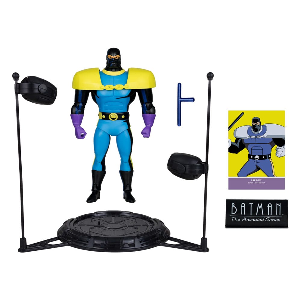 Batman: The Animated Series DC Direct Build-A Actionfigur Wave 5 Lock-Up Black Light Edition (Gold Label) 15 cm - Versand: 5-7 Tage nach Bestellung