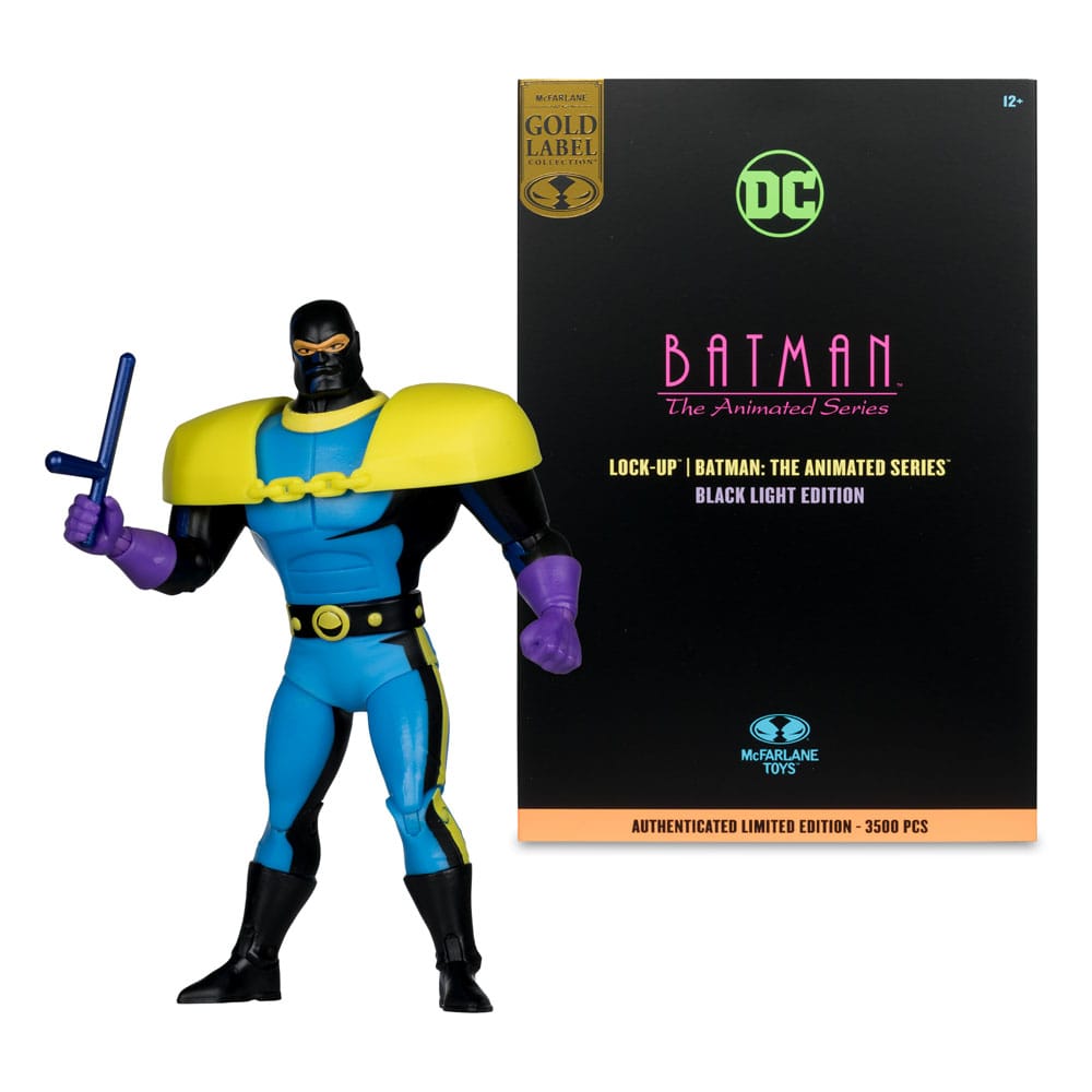 Batman: The Animated Series DC Direct Build-A Actionfigur Wave 5 Lock-Up Black Light Edition (Gold Label) 15 cm - Versand: 5-7 Tage nach Bestellung