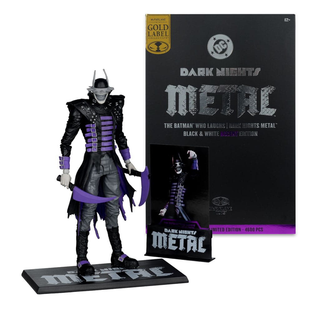 DC Multiverse Actionfigur The Batman Who Laughs (B&W with accent) (Gold Label) 18 cm - Preorder - ETA: 12.02.2026