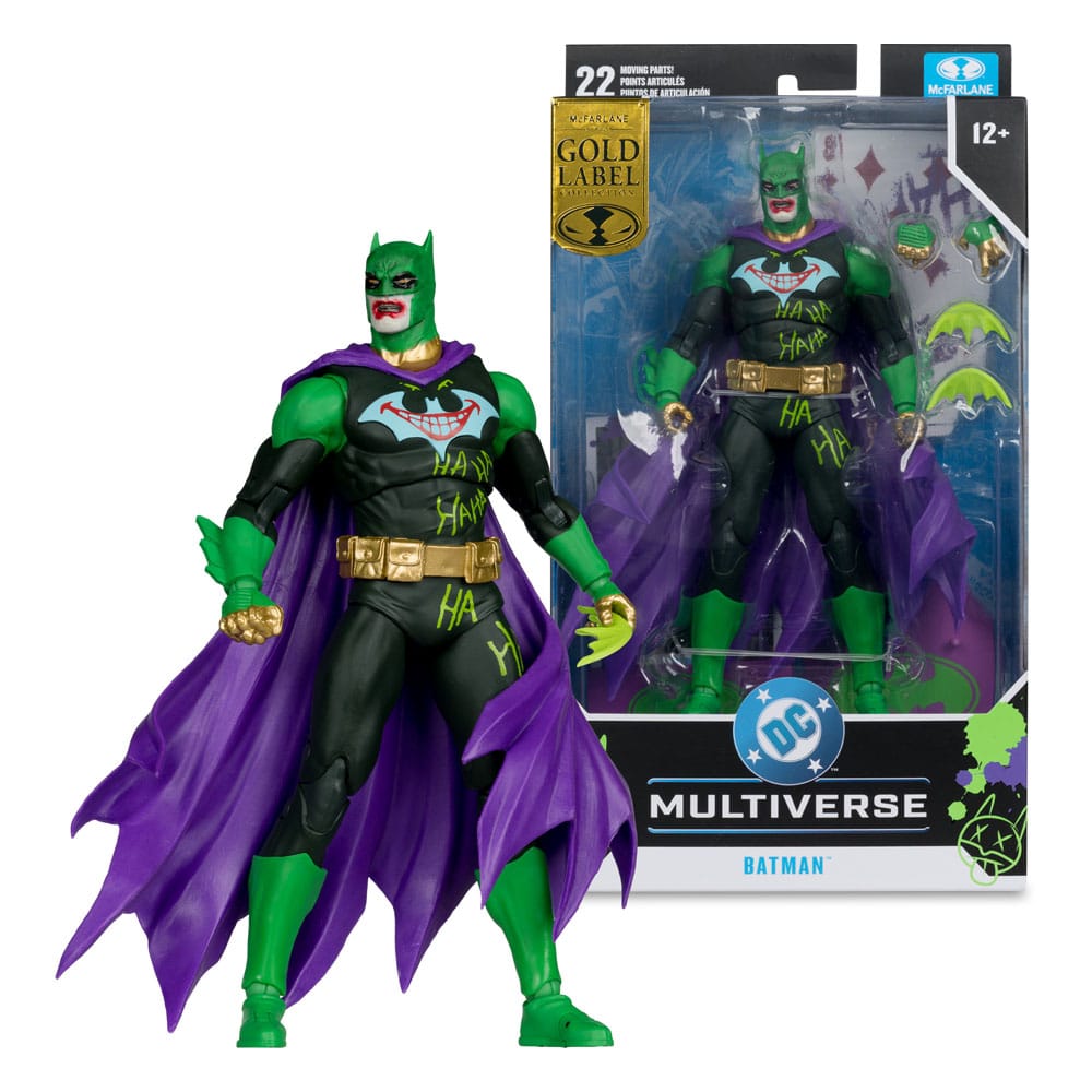 DC Multiverse Actionfigur Batman (Joker War) (Jokerized) (Gold Label) 18 cm - Versand: 7 Tage nach Bestellung