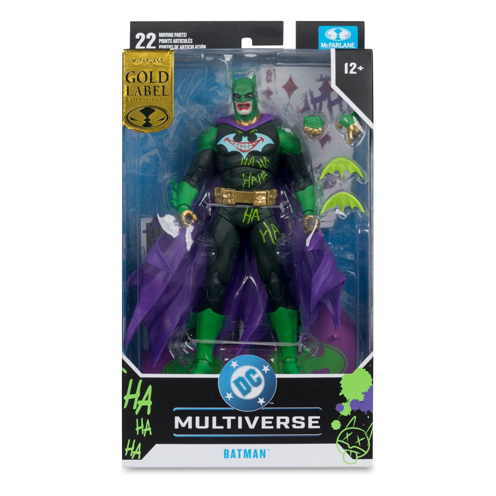 DC Multiverse Actionfigur Batman (Joker War) (Jokerized) (Gold Label) 18 cm - Versand: 7 Tage nach Bestellung