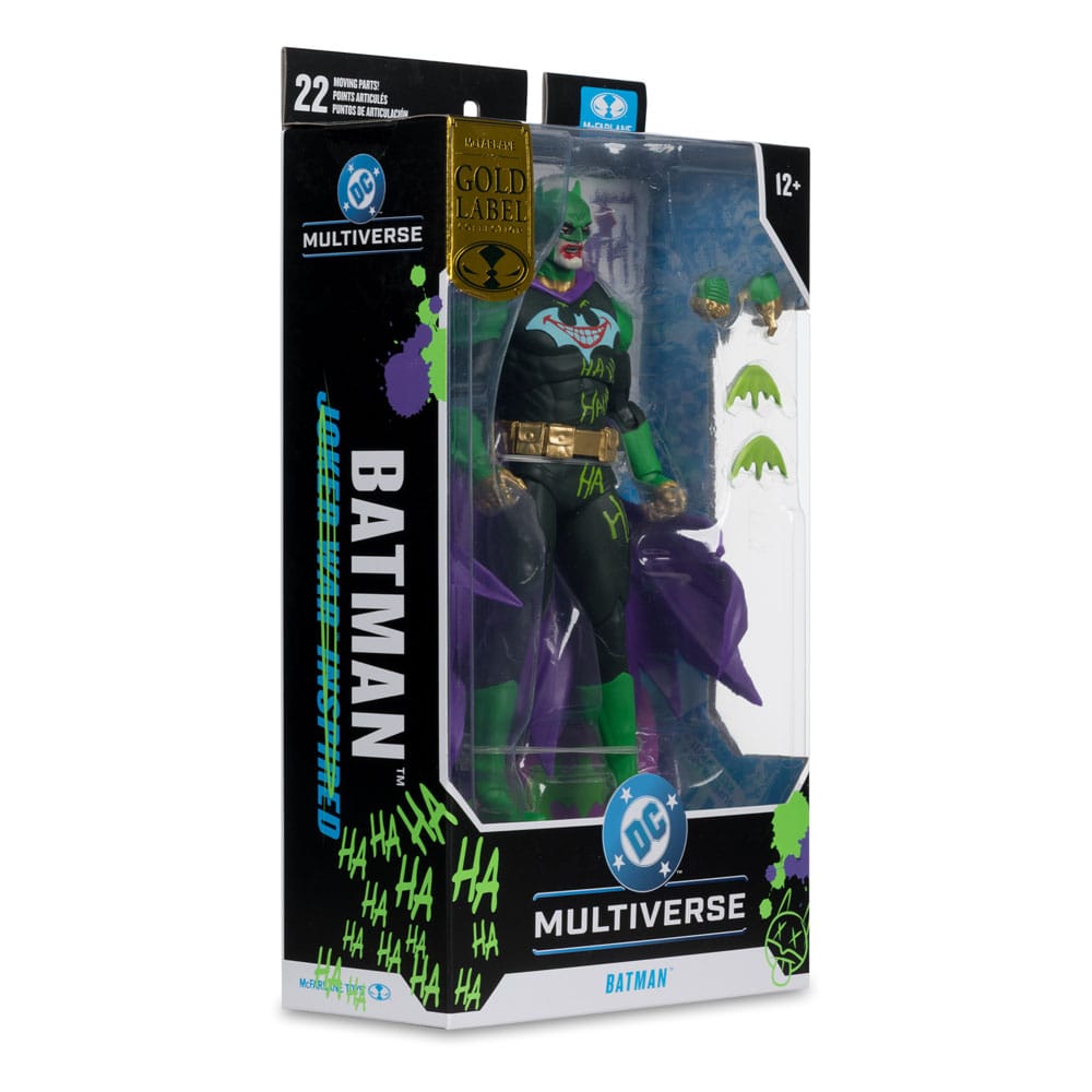 DC Multiverse Actionfigur Batman (Joker War) (Jokerized) (Gold Label) 18 cm - Versand: 7 Tage nach Bestellung