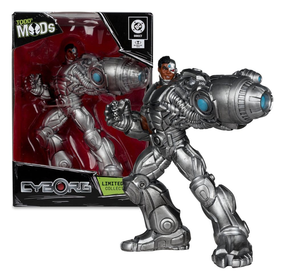 DC Direct Collector Vinyl Statue Cyborg 12 cm  - Versand: 7 Tage nach Bestellung