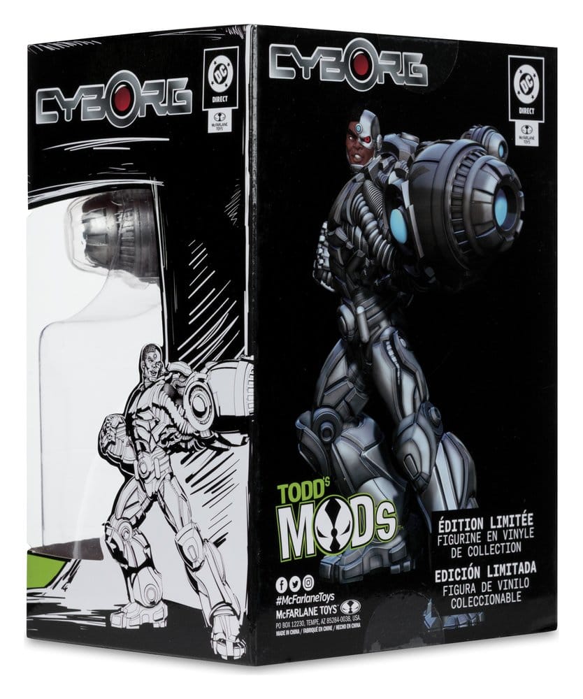 DC Direct Collector Vinyl Statue Cyborg 12 cm  - Versand: 7 Tage nach Bestellung