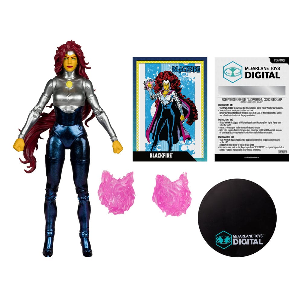 DC Direct McFarlane Toys Digital Actionfigur Blackfire (The New Teen Titans) 18 cm - Versand: 7 Tage nach Bestellung