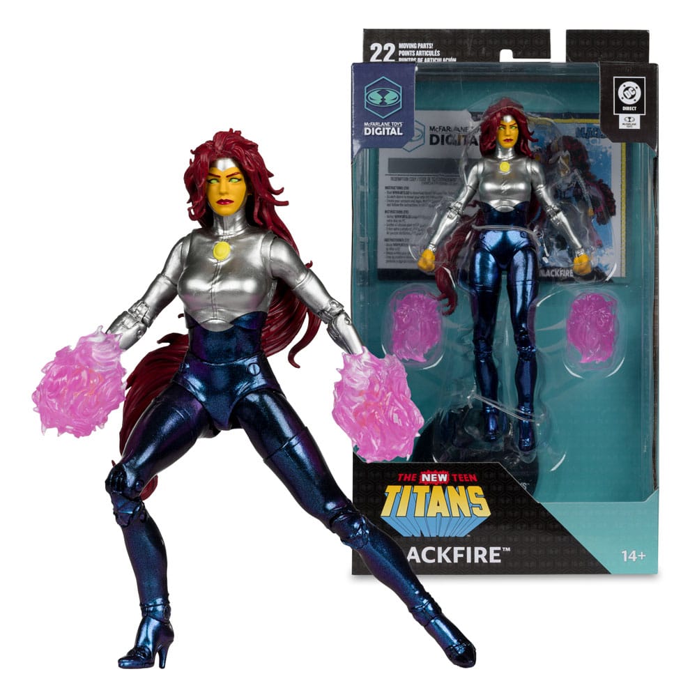 DC Direct McFarlane Toys Digital Actionfigur Blackfire (The New Teen Titans) 18 cm - Versand: 7 Tage nach Bestellung