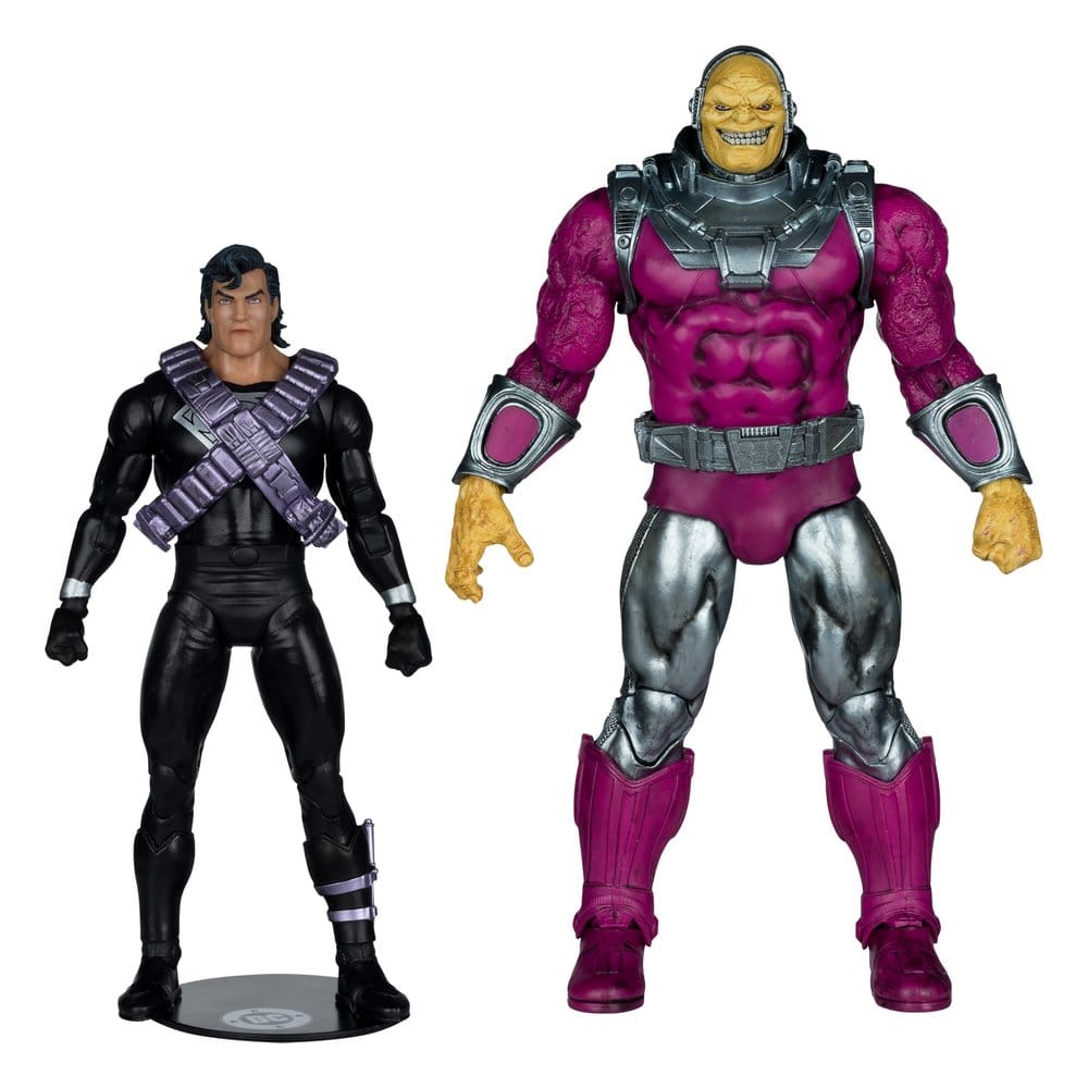 DC Multiverse Megafig Actionfigur 2er Pack Mongul vs Superman (Return of Superman) 25 cm - Versand: 7 Tage nach Bestellung