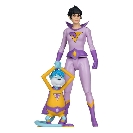 DC Retro Super Friends Actionfigur Jayna & Gleek (Red Platinum Edition) 15 cm - Preorder - ETA: 03.11.2025