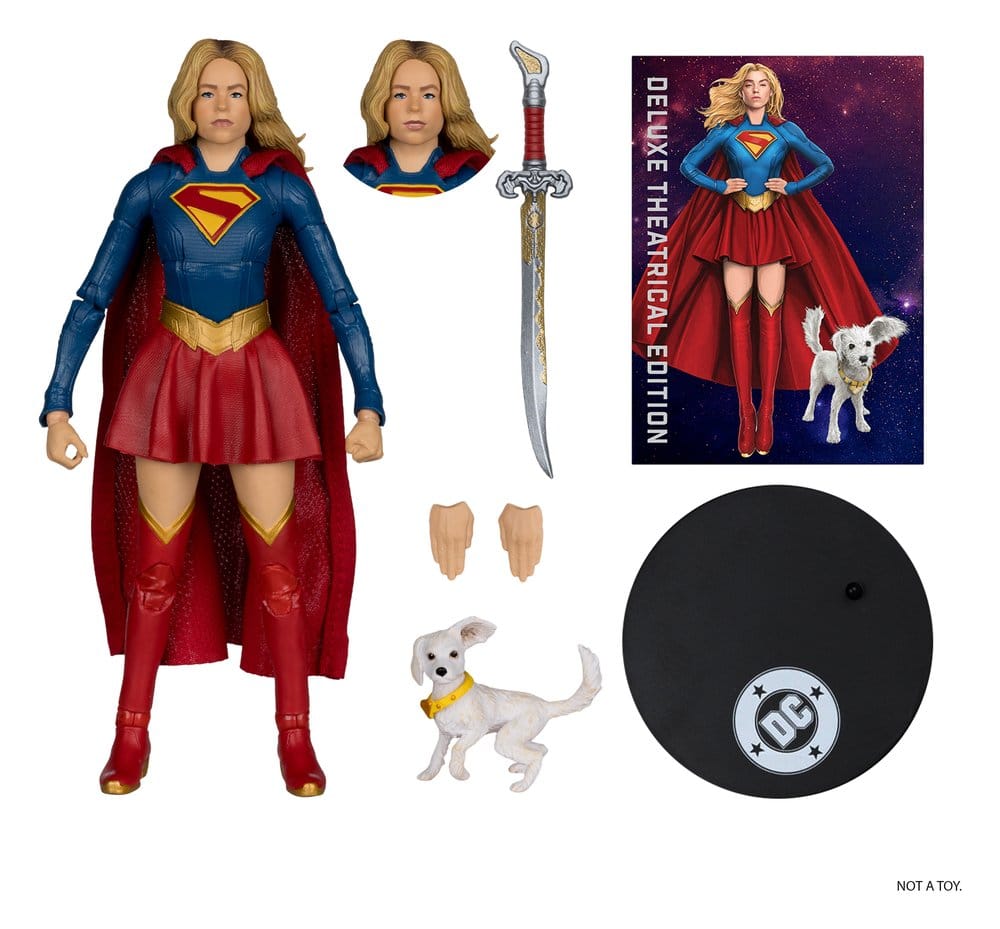 Supergirl (2026) DC Theatrical Deluxe Edition Actionfigur Supergirl & Baby Krypto 17 cm - Versand: 7 Tage nach Bestellung