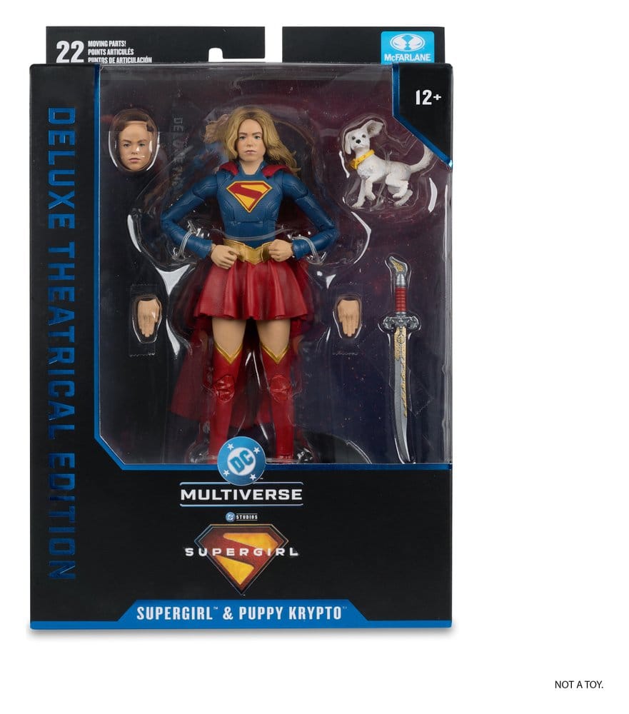 Supergirl (2026) DC Theatrical Deluxe Edition Actionfigur Supergirl & Baby Krypto 17 cm - Versand: 7 Tage nach Bestellung