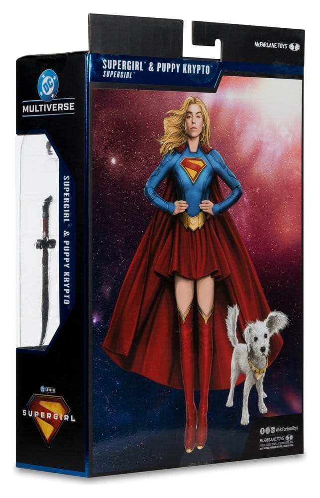Supergirl (2026) DC Theatrical Deluxe Edition Actionfigur Supergirl & Baby Krypto 17 cm - Versand: 7 Tage nach Bestellung