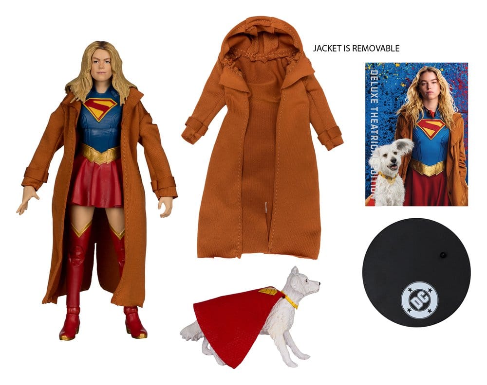 Supergirl (2026) DC Theatrical Deluxe Edition Actionfigur Supergirl & Krypto (Gold Label) 17 cm - Versand: 7 Tage nach Bestellung