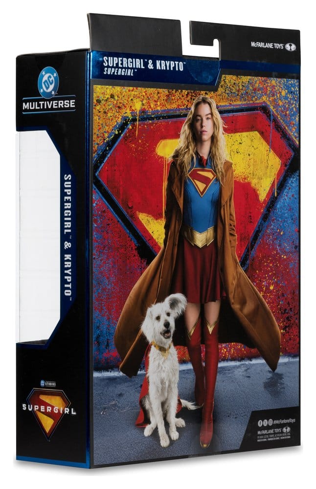 Supergirl (2026) DC Theatrical Deluxe Edition Actionfigur Supergirl & Krypto (Gold Label) 17 cm - Versand: 7 Tage nach Bestellung