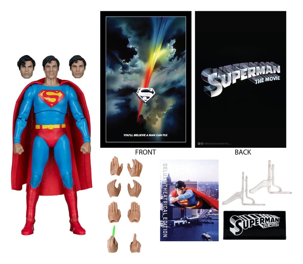 Superman (1978) DC Multiverse Deluxe Theatrical Edition Actionfigur Superman 19 cm - Preorder - ETA: 26.09.2026