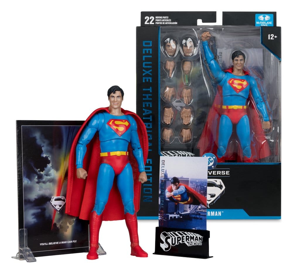 Superman (1978) DC Multiverse Deluxe Theatrical Edition Actionfigur Superman 19 cm - Preorder - ETA: 26.09.2026