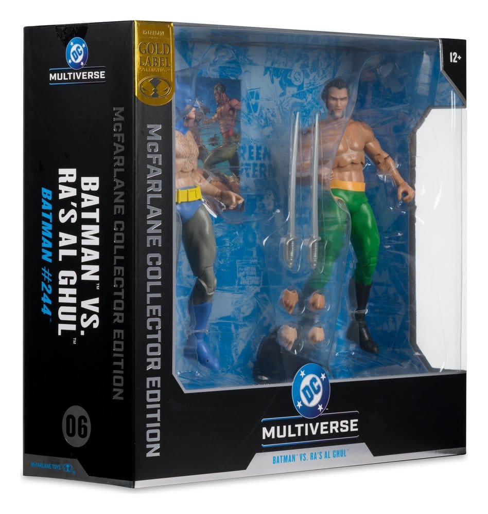 DC Multiverse McFarlane Elite Edition Actionfiguren 2er-Pack Batman vs Ra's al Ghul (Batman #244) (Gold Label) 18 cm - Preorder - ETA: 11.12.2026
