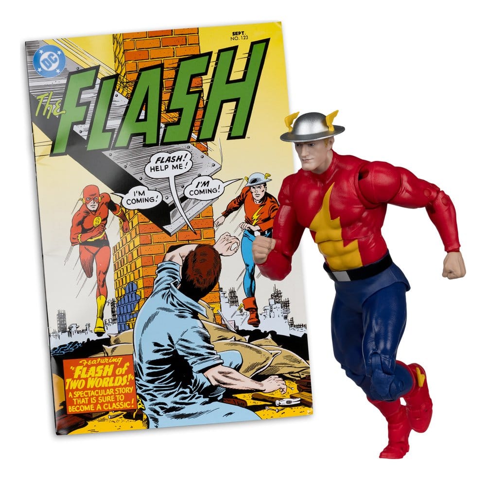 DC Direct Page Punchers Actionfigur The Flash Jay Garrick (The Flash #123) (Red Platinum Edition) 18 cm - Versand: 7 Tage nach Bestellung