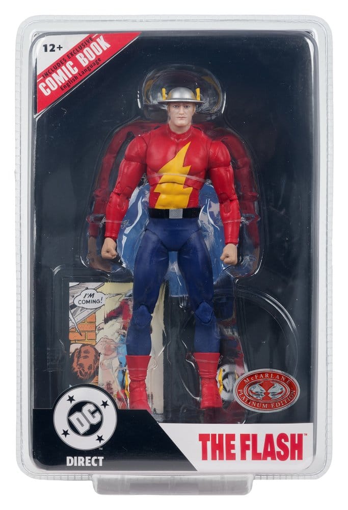 DC Direct Page Punchers Actionfigur The Flash Jay Garrick (The Flash #123) (Red Platinum Edition) 18 cm - Versand: 7 Tage nach Bestellung