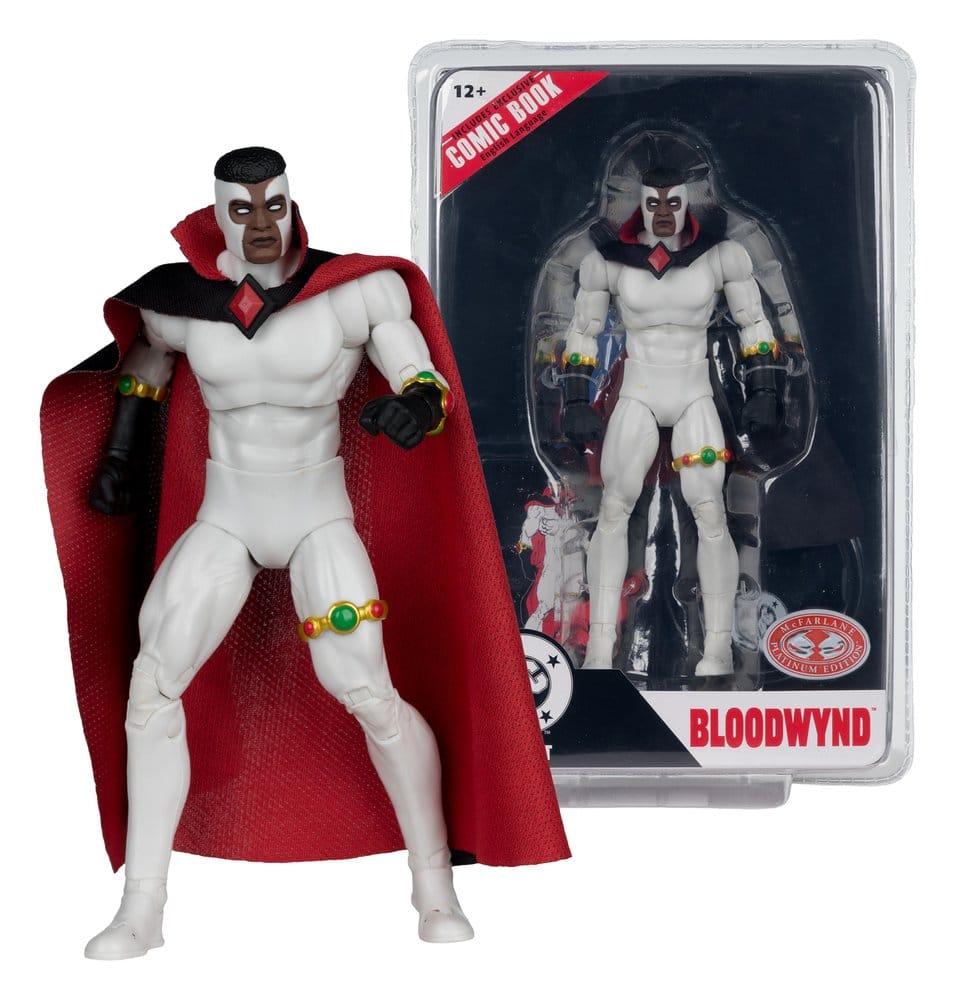 DC Direct Page Punchers Actionfigur Bloodwynd (Justice League #77) (Red Platinum Edition) 18 cm - Preorder - ETA: 24.06.2026