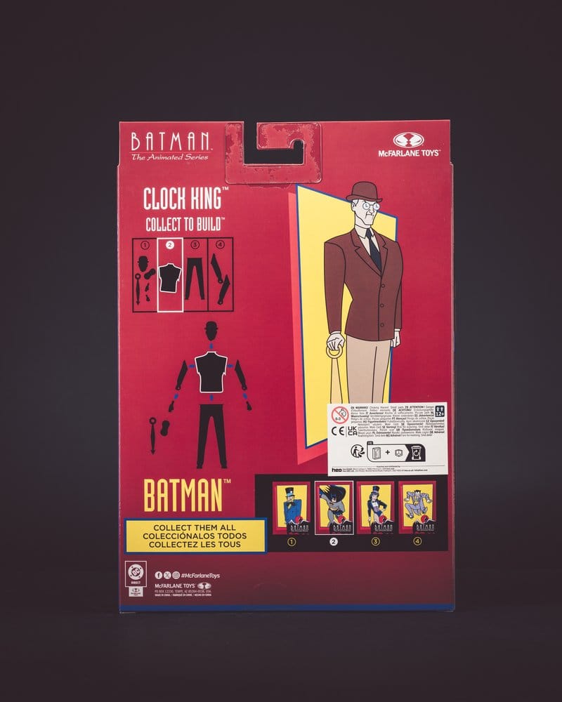 Batman: The Animated Series DC Direct Build-A Actionfigur Wave 7 Batman (Alternate Expressions) (Platinum Edition) 15 cm - Versand: 7 Tage nach Bestellung