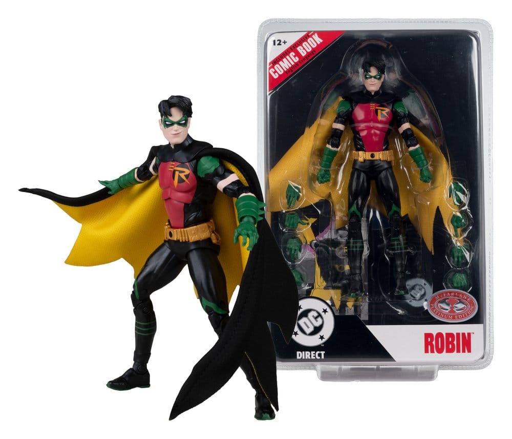 DC Direct Page Punchers Actionfigur Robin Tim Drake (Nightwing #81) (Red Platinum Edition) 18 cm - Preorder - ETA: 30.10.2026