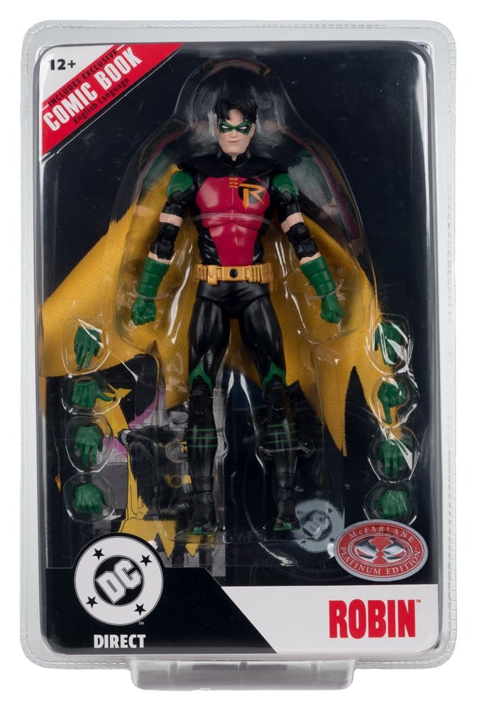 DC Direct Page Punchers Actionfigur Robin Tim Drake (Nightwing #81) (Red Platinum Edition) 18 cm - Preorder - ETA: 30.10.2026