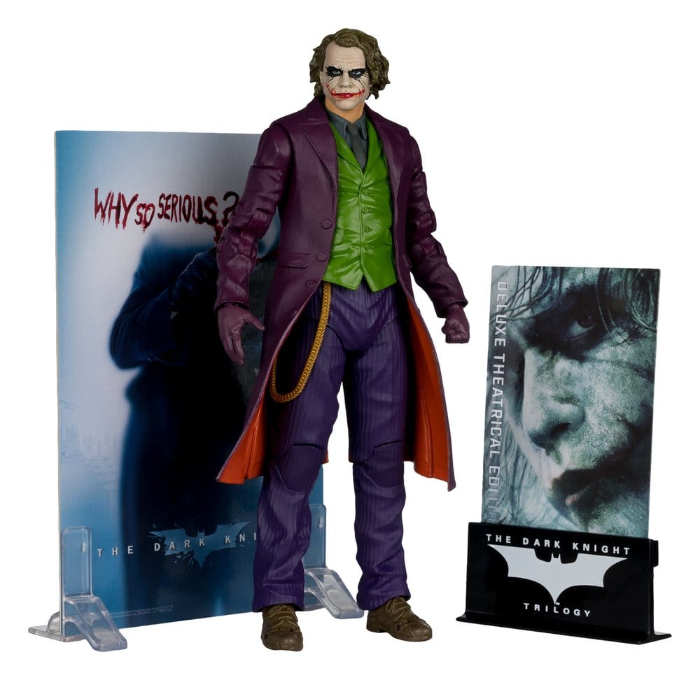 The Dark Knight DC Multiverse Deluxe Theatrical Edition Actionfigur Joker 18 cm - Versand: 7 Tage nach Bestellung