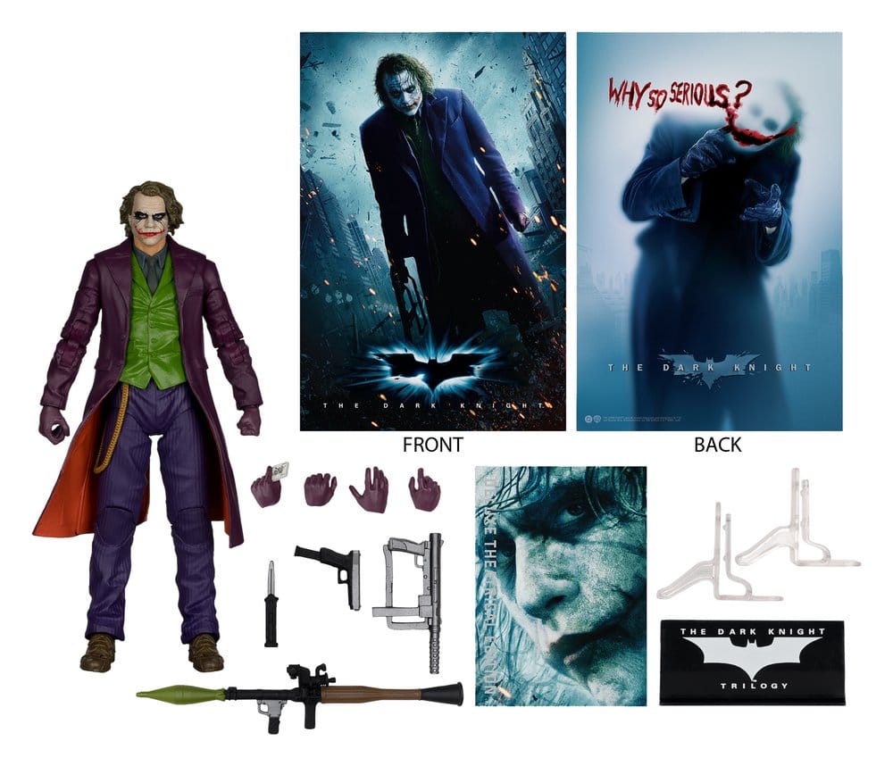 The Dark Knight DC Multiverse Deluxe Theatrical Edition Actionfigur Joker 18 cm - Versand: 7 Tage nach Bestellung