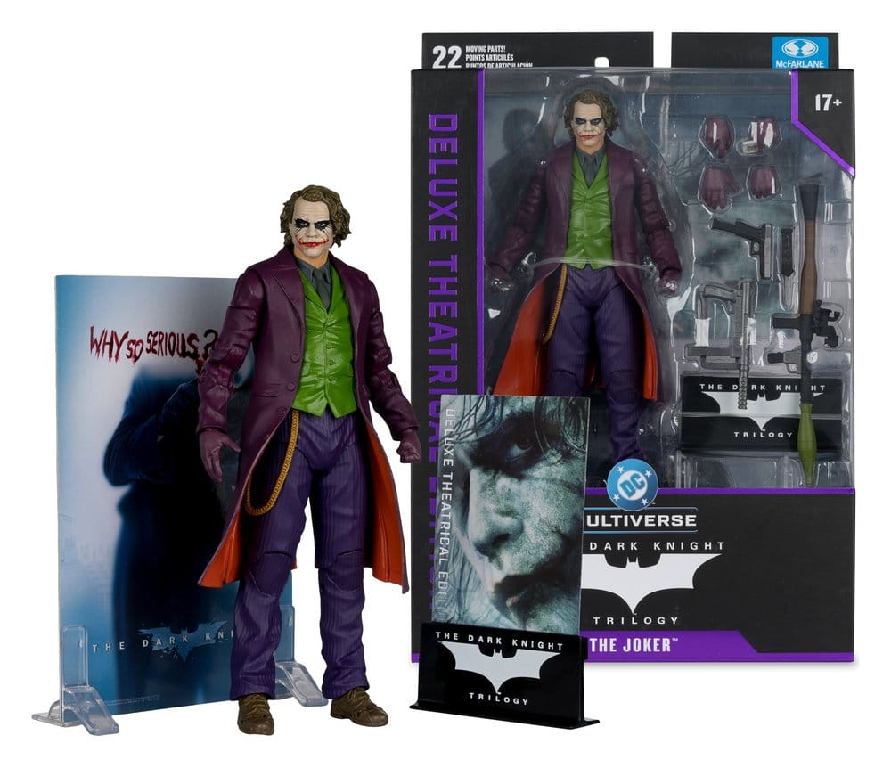 The Dark Knight DC Multiverse Deluxe Theatrical Edition Actionfigur Joker 18 cm - Versand: 7 Tage nach Bestellung