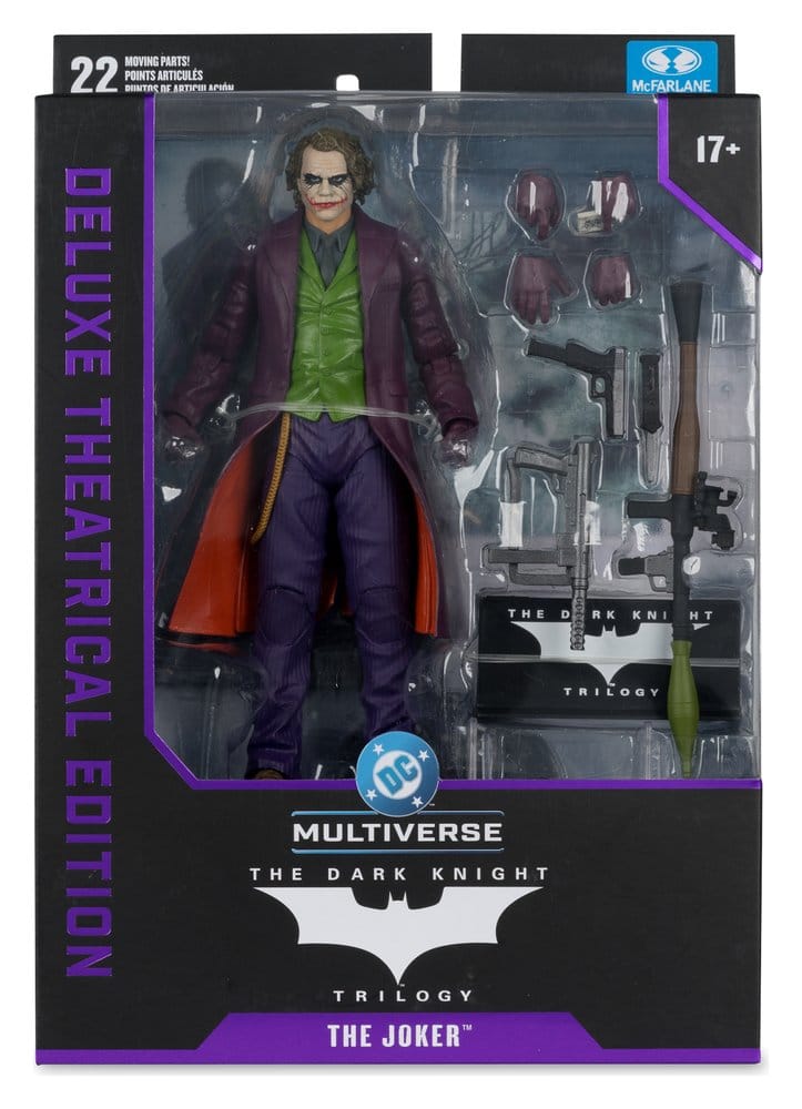 The Dark Knight DC Multiverse Deluxe Theatrical Edition Actionfigur Joker 18 cm - Versand: 7 Tage nach Bestellung