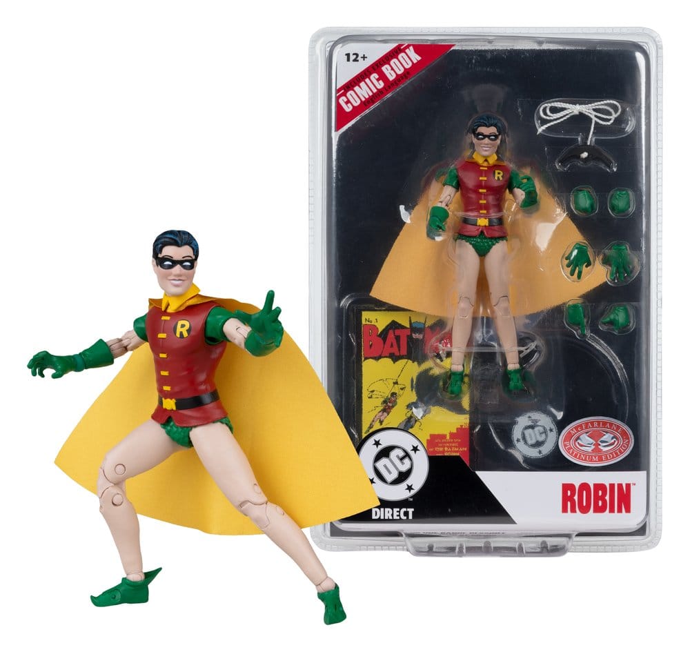 DC Direct Page Punchers Actionfigur Robin Dick Grayson (Batman #1) (Red Platinum Edition) 14 cm - Preorder - ETA: 30.10.2026