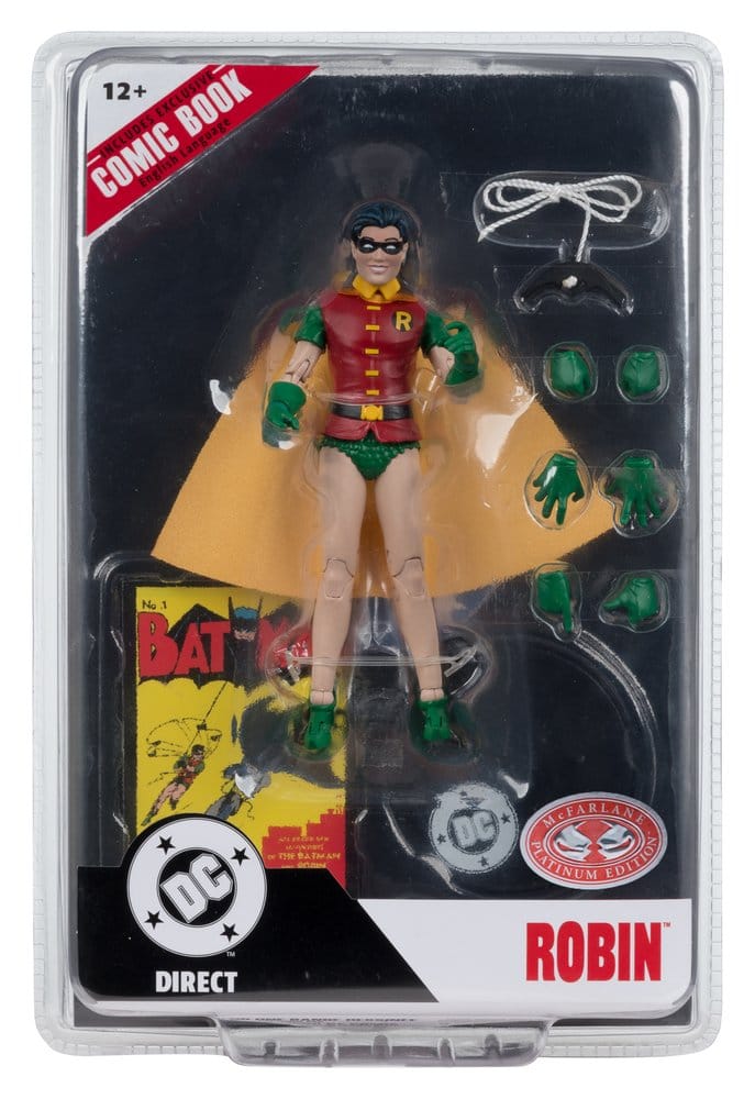 DC Direct Page Punchers Actionfigur Robin Dick Grayson (Batman #1) (Red Platinum Edition) 14 cm - Preorder - ETA: 30.10.2026