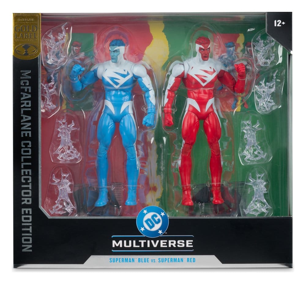 DC Multiverse Actionfiguren 2er-Pack Superman Blue vs. Superman Red (Gold Label) 18 cm - Preorder - ETA: 02.09.2026