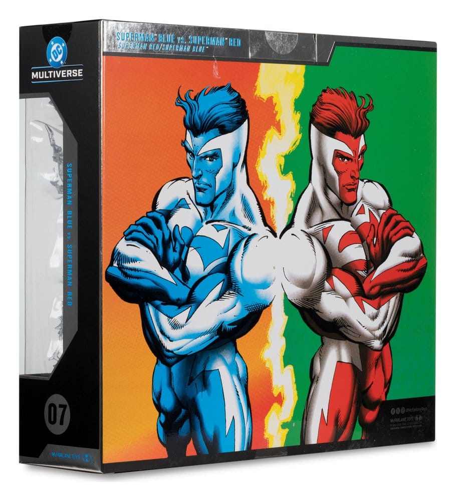 DC Multiverse Actionfiguren 2er-Pack Superman Blue vs. Superman Red (Gold Label) 18 cm - Preorder - ETA: 02.09.2026