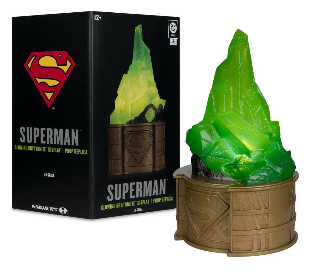 Superman DC Direct Replik 1/1 Kryptonite Display (Gold Label) 18 cm - Versand: 7 Tage nach Bestellung
