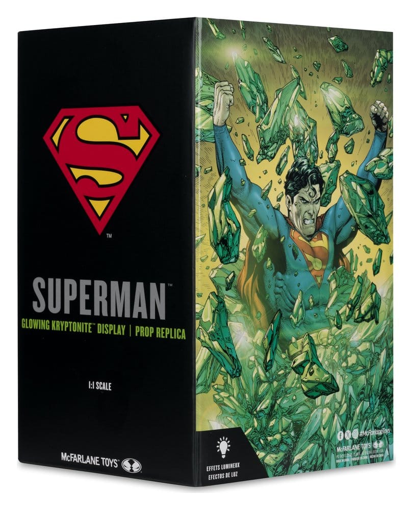 Superman DC Direct Replik 1/1 Kryptonite Display (Gold Label) 18 cm - Versand: 7 Tage nach Bestellung