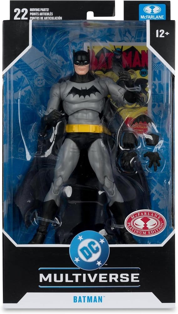 DC Multiverse Actionfigur Batman (Batman #1) 18 cm (Platinum Edition) - Versand: 7 Tage nach Bestellung