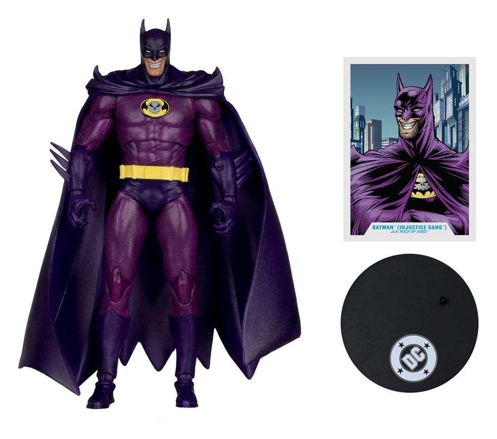DC Multiverse Actionfigur Batman (Injustice Gang) (JLA: Rock of Ages) (Red Platinum Edtion) 18 cm - Versand: 7 Tage nach Bestellung