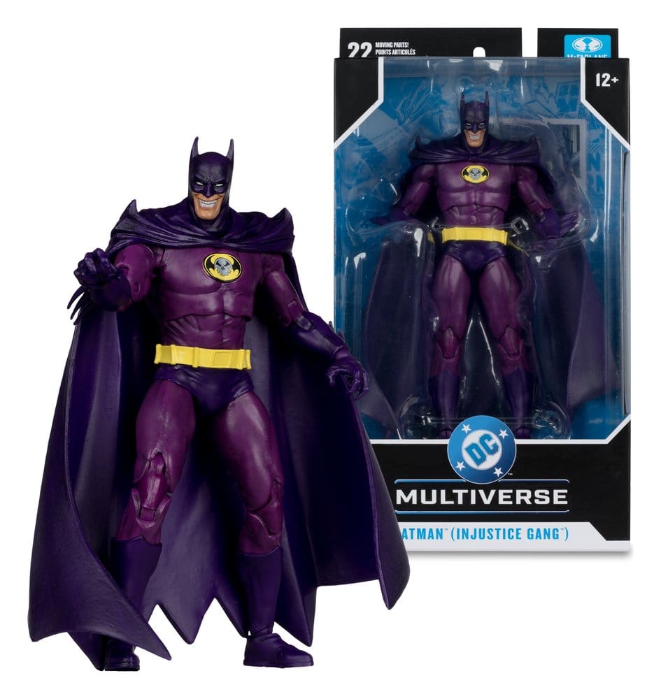 DC Multiverse Actionfigur Batman (Injustice Gang) (JLA: Rock of Ages) (Red Platinum Edtion) 18 cm - Versand: 7 Tage nach Bestellung