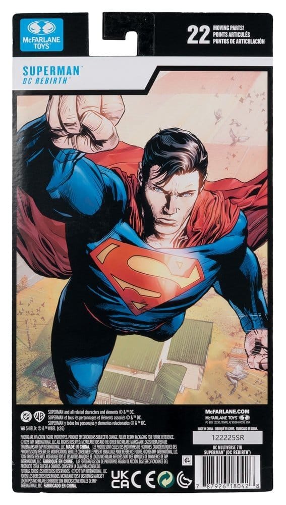 DC Multiverse Actionfigur Superman (Action Comics #1) 18 cm - Versand: 7 Tage nach Bestellung